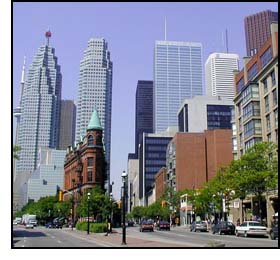 Toronto city, in Canada