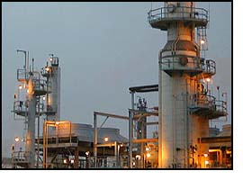 Refineries are used to refine crude oil into a variety of products.