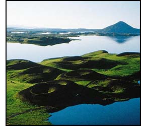 Lake Myvatn in Iceland